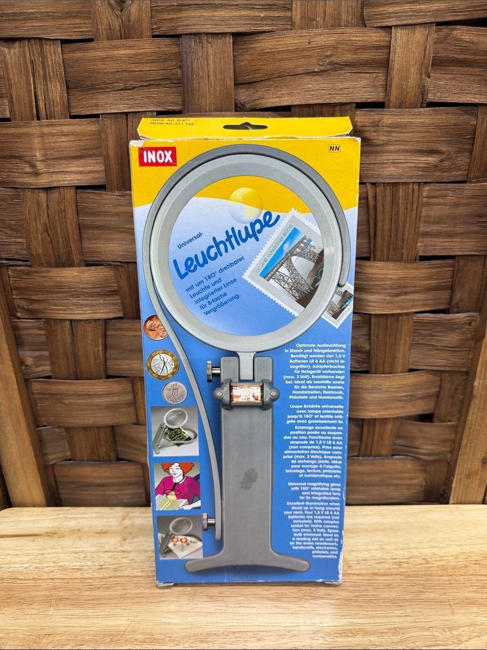 INOX Leuchtlupe Magnifying Lamp